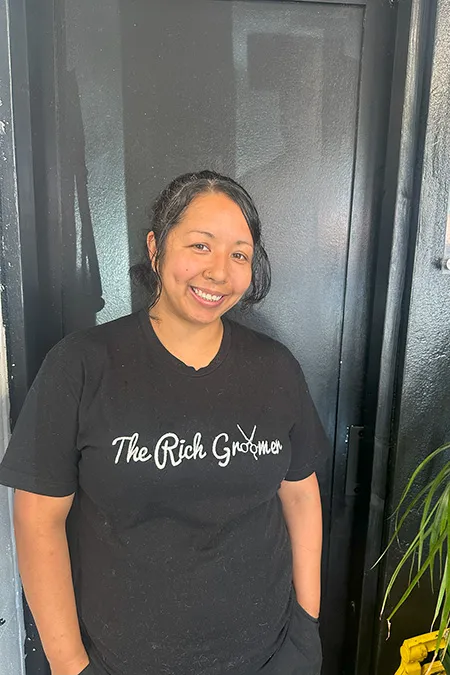 Angela A. groomer at the The Rich Groomer, Sacramento's best provider of dog & cat grooming services